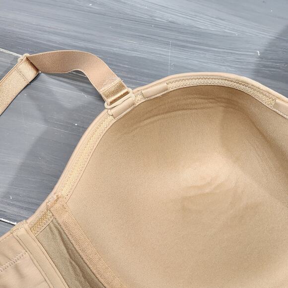 Soma Stunning Starlet Strapless Bra 40DDD Beige - Picture 4 of 8